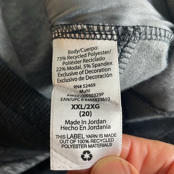 Athletic Works Black & Gray Camouflage Joggers- Front pockets- XXL (20) - Picture 7 of 10